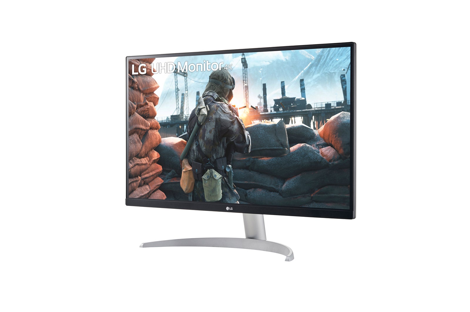 LG Moniteur 27 pouces UHD 4K avec VESA DisplayHDR™ 400 et AMD FreeSync™, 27UP650P-W