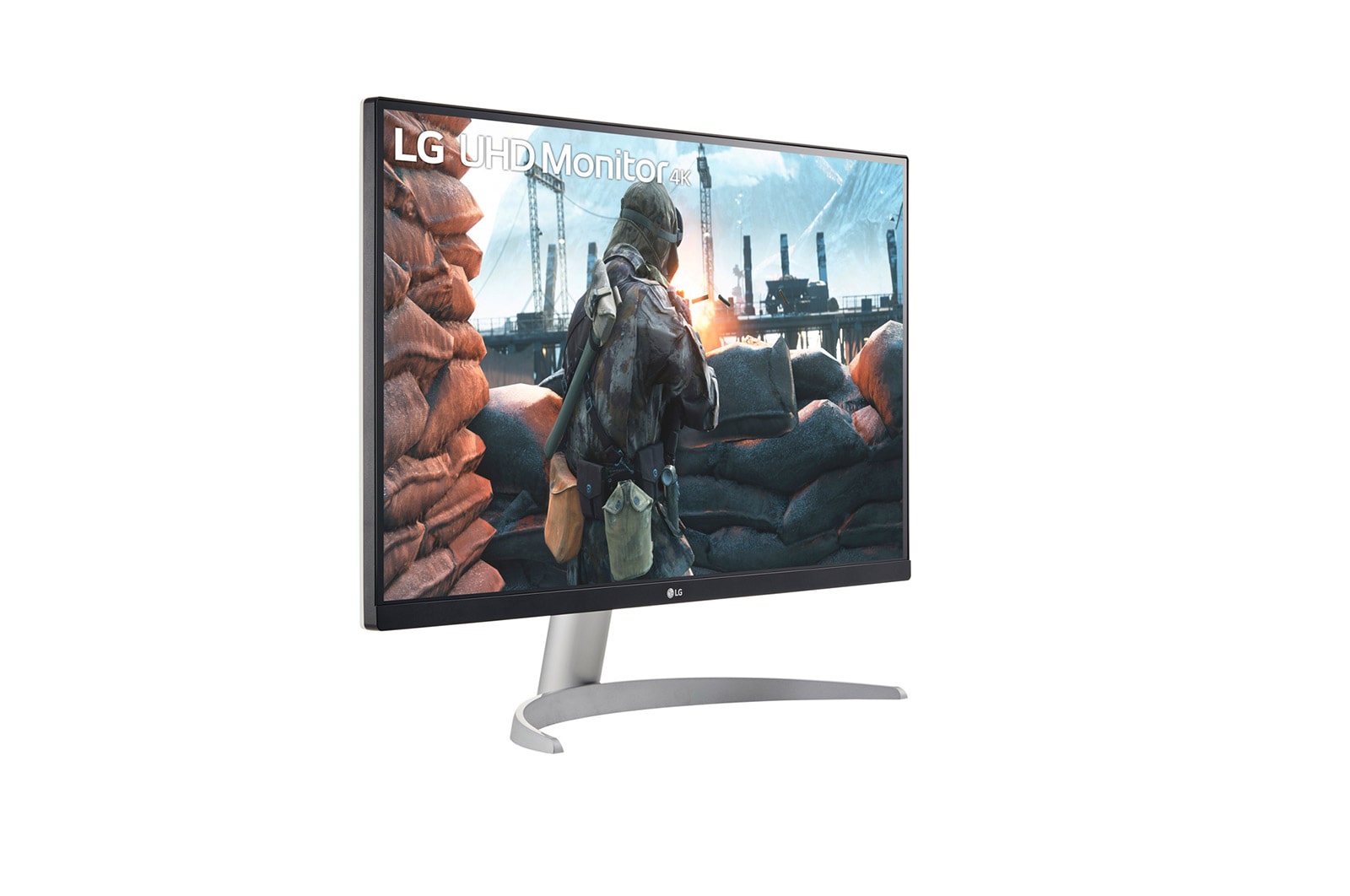 LG Moniteur 27 pouces UHD 4K avec VESA DisplayHDR™ 400 et AMD FreeSync™, 27UP650P-W