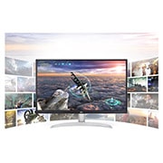 LG Moniteur 27 pouces UHD 4K avec VESA DisplayHDR™ 400 et AMD FreeSync™, 27UP650P-W