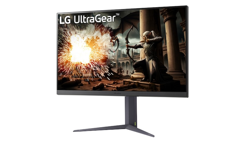 LG Moniteur de jeu UltraGearMC IPS QHD 180 Hz de 32 po | 1 ms (GàG), DisplayHDRMC 400, 32GS75QX-B