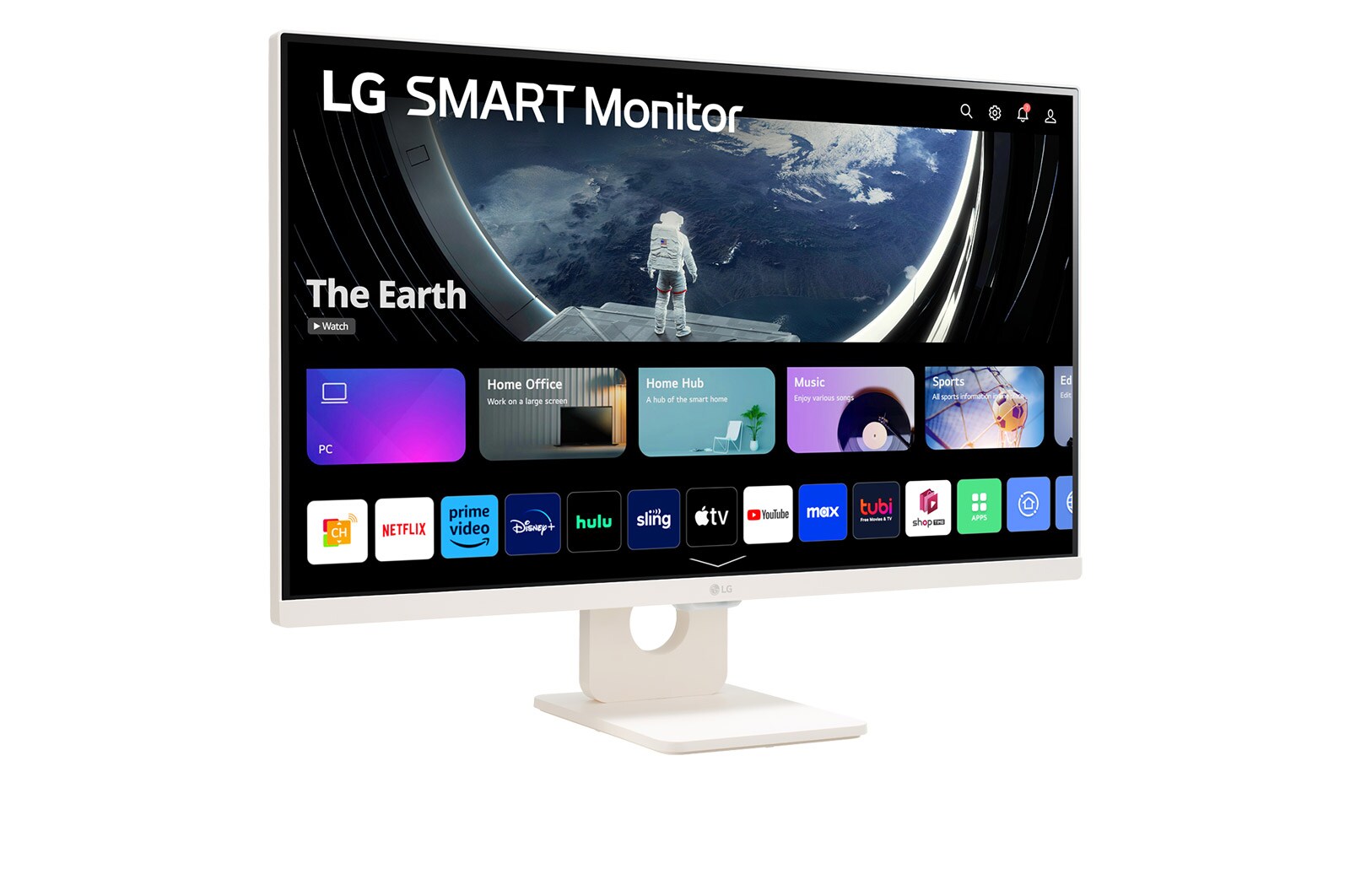 LG MyView 32 pouces IPS Smart Monitor avec Full HD et webOS, 32SR50F-W