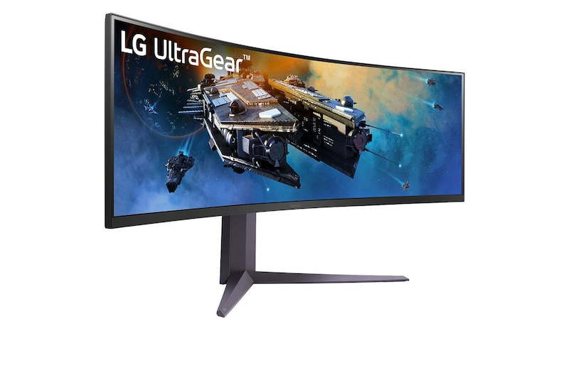 LG Moniteur incurvé UltraGearMC DQHD 45pc avec taux de rafraîchissement de 200Hz, 45GR65DC-B
