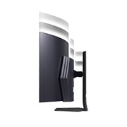 LG Le moniteur pour jeu incurvé UltraGear™ OLED 45" | 800R, DisplayHDR True Black 400, 240Hz, 0.03ms (GtG), 45GS95QE-B