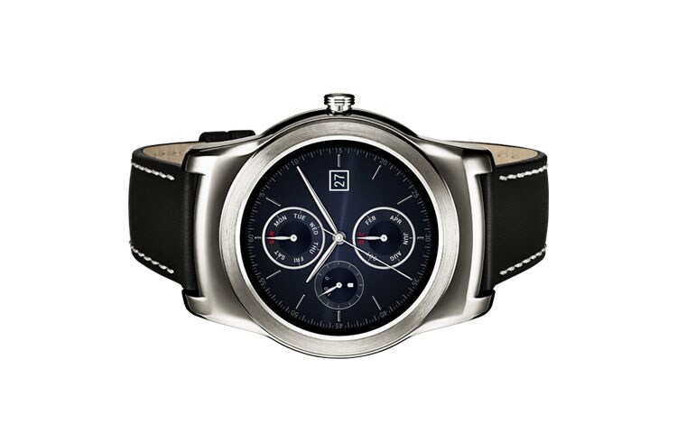 LG Watch Urbane Smartwatch Android Wear à écran rond P-OLED de 1,3 pouces et design intemporel, W150