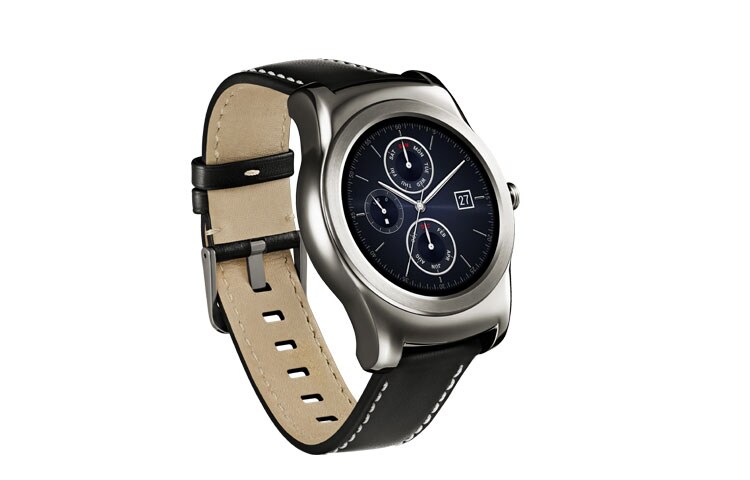 LG Watch Urbane Smartwatch Android Wear à écran rond P-OLED de 1,3 pouces et design intemporel, W150