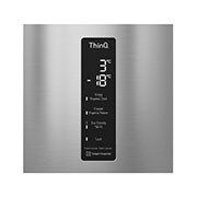 LG Combinaison réfrigérateur-congélateur | 341 litres de capacité nette | DoorCooling+™ | ThinQ® | Classe d'efficacité énergétique E, GBB61PZHMN
