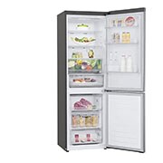 LG Combinaison réfrigérateur-congélateur | 341 litres de capacité nette | DoorCooling+™ | ThinQ® | Classe d'efficacité énergétique E, GBB61PZHMN