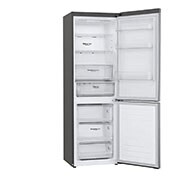 LG Combinaison réfrigérateur-congélateur | 341 litres de capacité nette | DoorCooling+™ | ThinQ® | Classe d'efficacité énergétique E, GBB61PZHMN