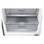 LG Réfrigérateur-congélateur | 384 litres de volume utile | Classe d'efficacité énergétique C | Steel | 203 cm de hauteur | Smart Inverter Compressor | GBB72PZECN1, GBB72PZECN1