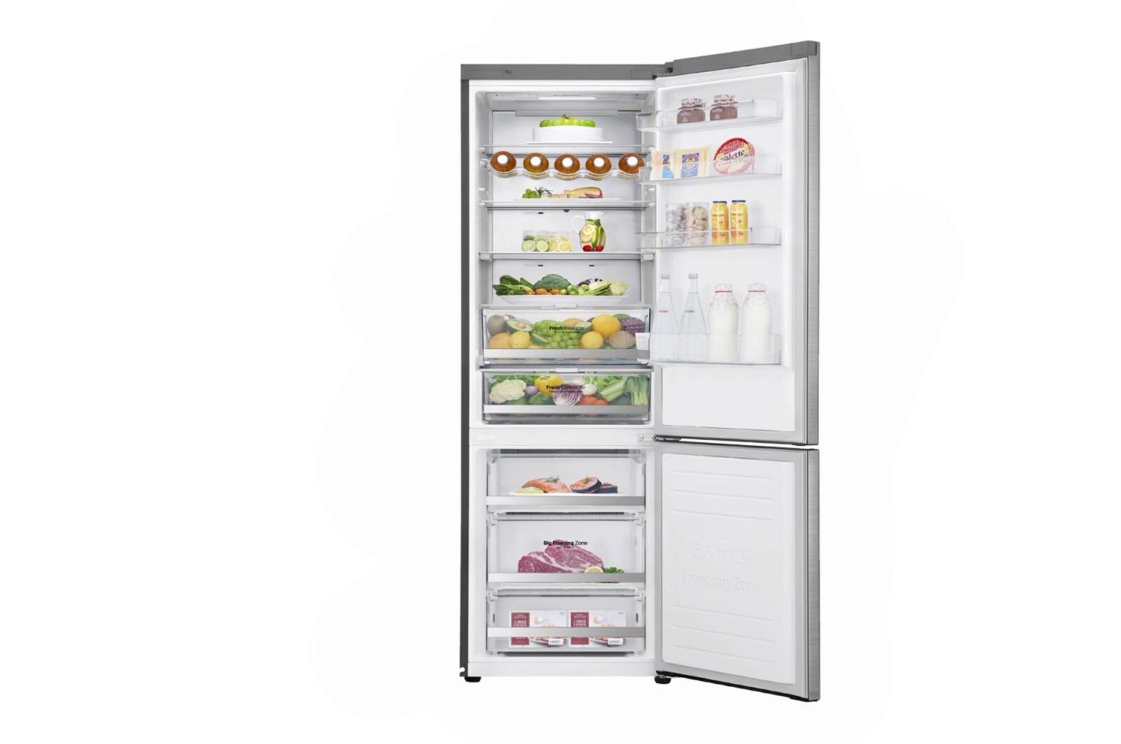 LG Combinaison réfrigérateur-congélateur avec Door Cooling+™ , GBB92STAXP