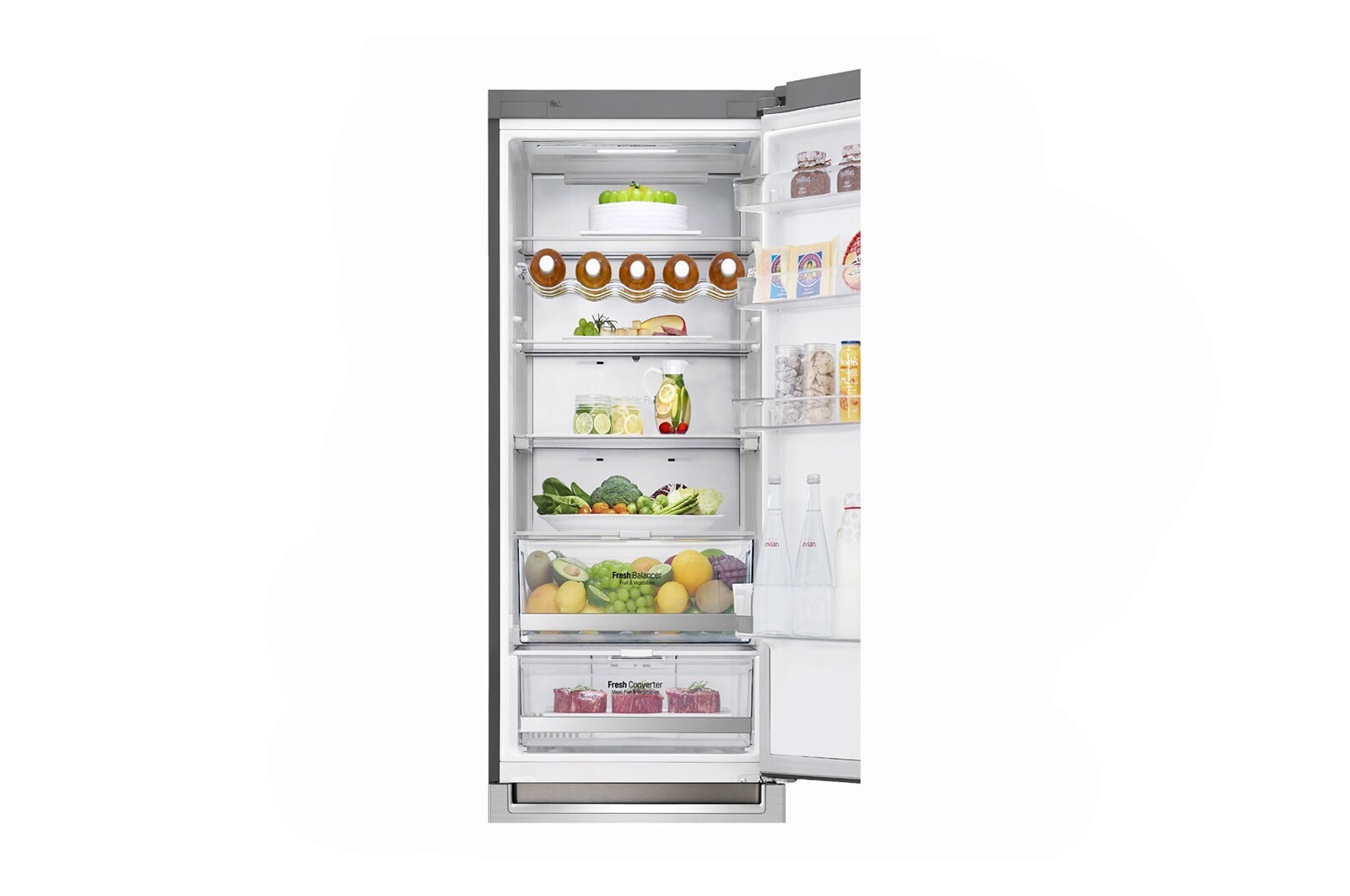 LG Combinaison réfrigérateur-congélateur avec Door Cooling+™ , GBB92STAXP