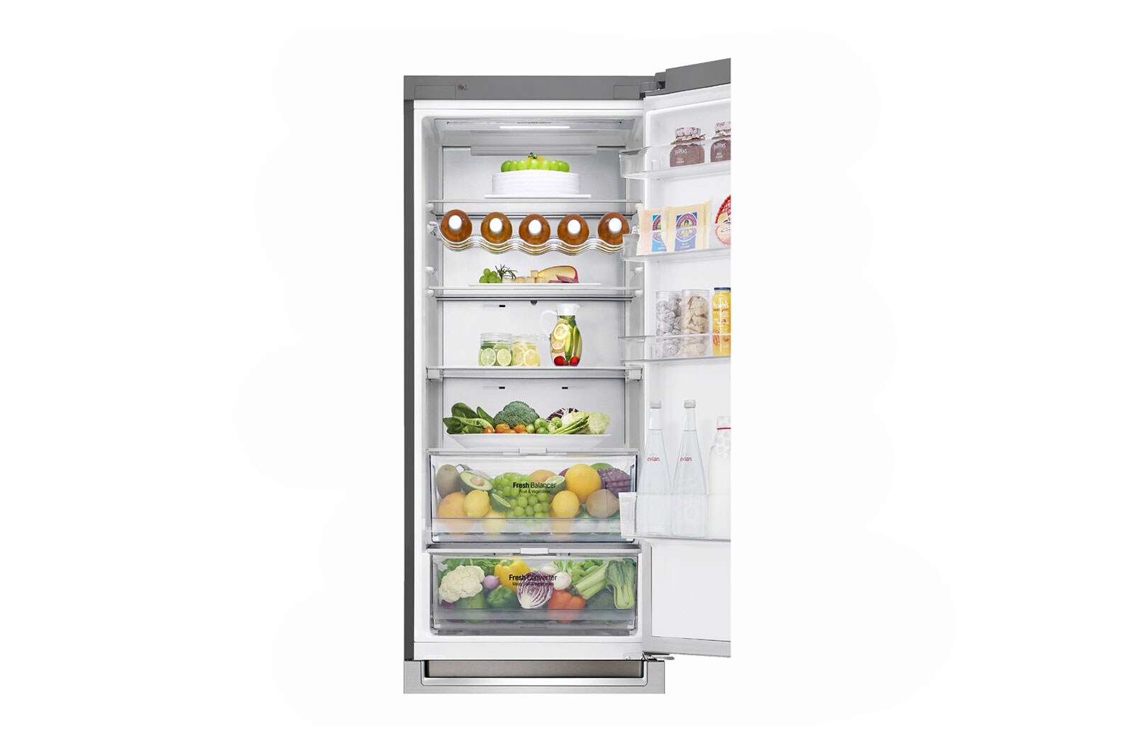 LG Combinaison réfrigérateur-congélateur avec Door Cooling+™ , GBB92STAXP