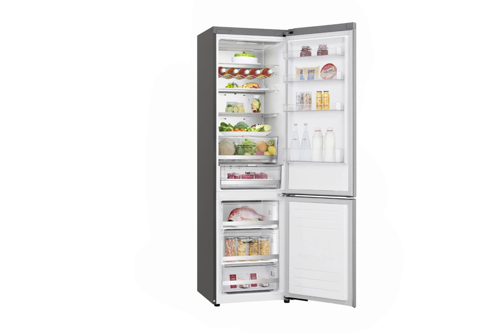 LG Combinaison réfrigérateur-congélateur avec Door Cooling+™ , GBB92STAXP