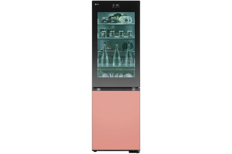 LG InstaView® Réfrigérateur-congélateur avec MoodUP® | 352 litres de volume utile | EEK D | 187 cm de hauteur | Smart Inverter Compressor® | GBG719MDNN, GBG719MDNN