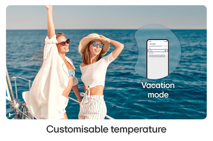 LG InstaView® Réfrigérateur-congélateur avec MoodUP® | 352 litres de volume utile | EEK D | 187 cm de hauteur | Smart Inverter Compressor® | GBG719MDNN, GBG719MDNN