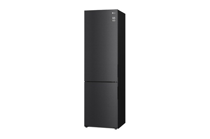 LG Réfrigérateur-congélateur | 384 litres de capacité utile | Classe d'efficacité énergétique C | Matte Black | 203cm de hauteur | Inverter Linear Compressor® | GBP62MCNCC1, GBP62MCNCC1