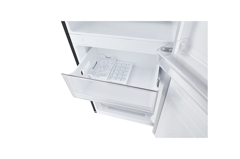 LG Réfrigérateur-congélateur | 384 litres de capacité utile | Classe d'efficacité énergétique C | Matte Black | 203cm de hauteur | Inverter Linear Compressor® | GBP62MCNCC1, GBP62MCNCC1