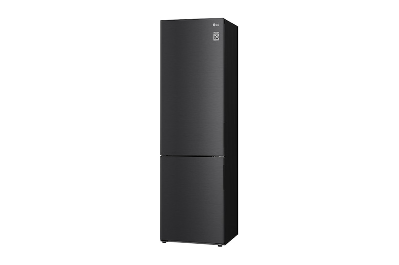 LG Réfrigérateur-congélateur | 384 litres de capacité utile | Classe d'efficacité énergétique C | Matte Black | 203cm de hauteur | Inverter Linear Compressor® | GBP62MCNCC1, GBP62MCNCC1