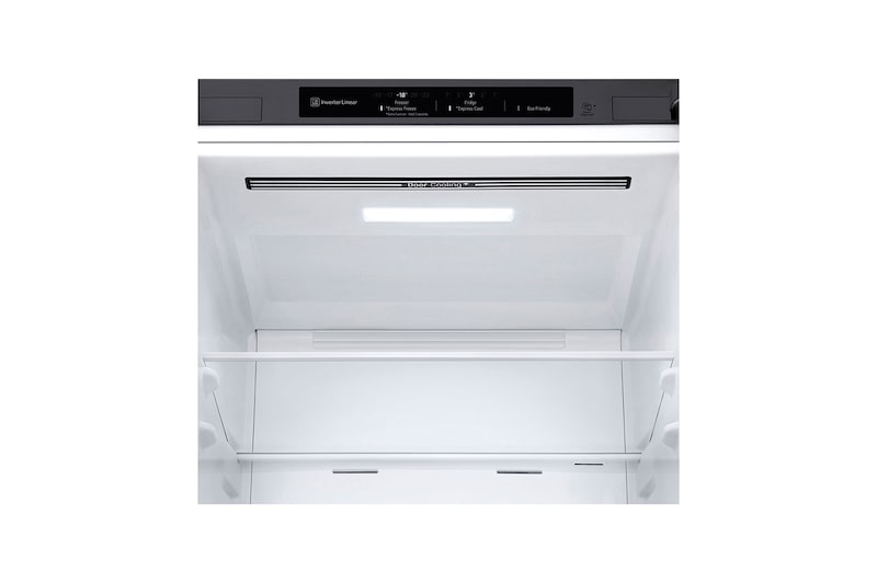 LG Réfrigérateur combiné | 384L | Classe d'efficacité énergétique A | 35dB(B) | Door Cooling+™ | Compresseur Smart Inverter | GBP62PZNAC, GBP62PZNAC