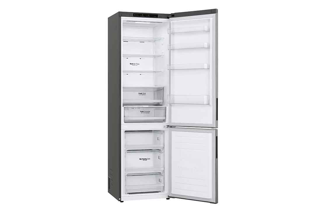 LG Réfrigérateur combiné | 384L | Classe d'efficacité énergétique A | 35dB(B) | Door Cooling+™ | Compresseur Smart Inverter | GBP62PZNAC, GBP62PZNAC
