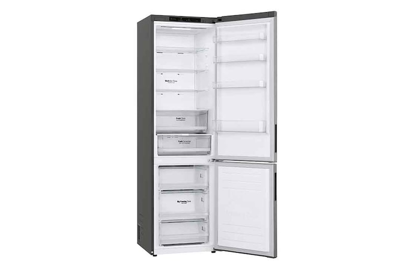 LG Réfrigérateur combiné | 384L | Classe d'efficacité énergétique A | 35dB(B) | Door Cooling+™ | Compresseur Smart Inverter | GBP62PZNAC, GBP62PZNAC