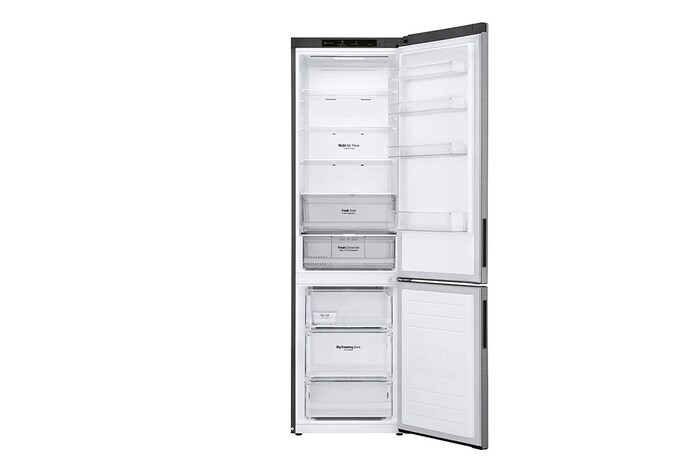 LG 2.03 m | 384L Réfrigérateur-congélateur | Classe d'efficacité énergétique B | Nature Fresh | FRESHConverter™ | Smart Diagnosis™ | GBP62PZNBC, GBP62PZNBC