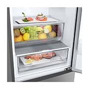 LG 2.03 m | 384L Réfrigérateur-congélateur | Classe d'efficacité énergétique B | Nature Fresh | FRESHConverter™ | Smart Diagnosis™ | GBP62PZNBC, GBP62PZNBC
