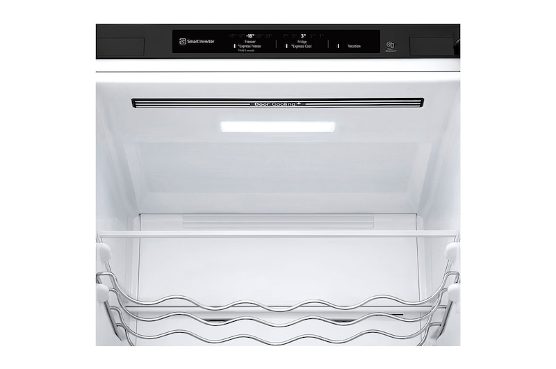 LG Réfrigérateur-congélateur | 387 litres de capacité utile | Classe d'efficacité énergétique C | Essence Matte Black | 203 cm de hauteur | Smart Inverter Compressor | GBV3200CEP, GBV3200CEP