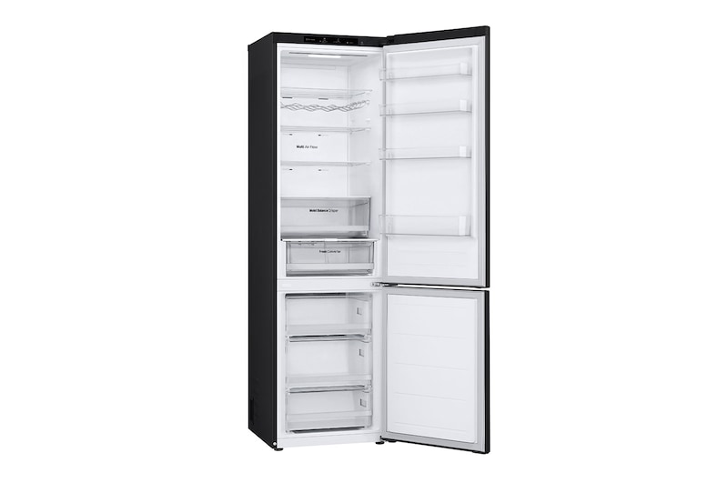LG Réfrigérateur-congélateur | 387 litres de capacité utile | Classe d'efficacité énergétique C | Essence Matte Black | 203 cm de hauteur | Smart Inverter Compressor | GBV3200CEP, GBV3200CEP