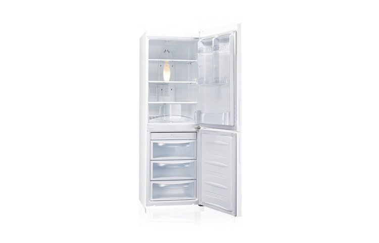 LG Combiné réfrigérateur-congélateur No Frost en blanc, GC-B359PVQA