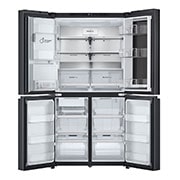 LG Side-by-Side avec InstaView® | Distributeur de glace, de glace pilée et d'eau | Capacité de 638 litres | Classe d'efficacité énergétique E | Raccordement fixe à l'eau | GMG960EVEE, GMG960EVEE