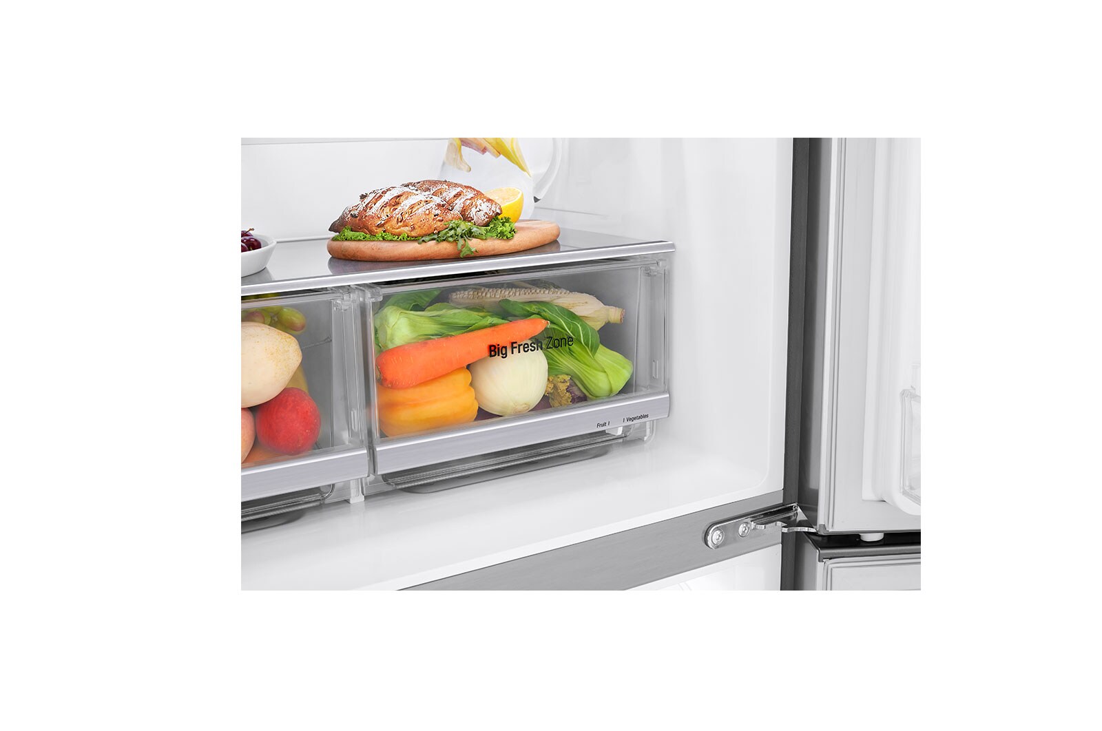 LG Réfrigérateur américain avec de minces portes multiples et Total No Frost , GML844PZKZ