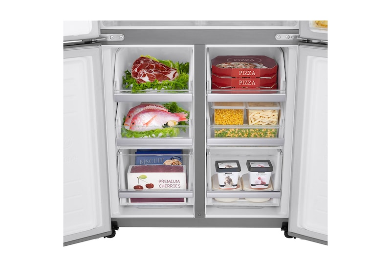 LG Réfrigérateur américain avec de minces portes multiples et Total No Frost , GML844PZKZ