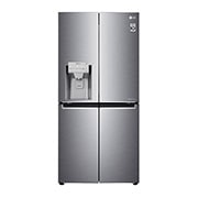 Vue avant de Réfrigérateur américain avec de minces portes multiples et Total No Frost  GML844PZKZ