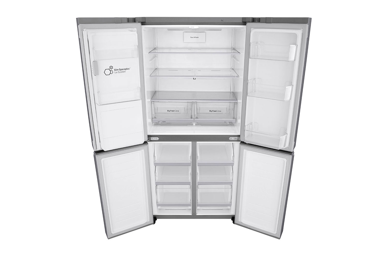 LG Réfrigérateur américain avec de minces portes multiples et Total No Frost , GML844PZKZ