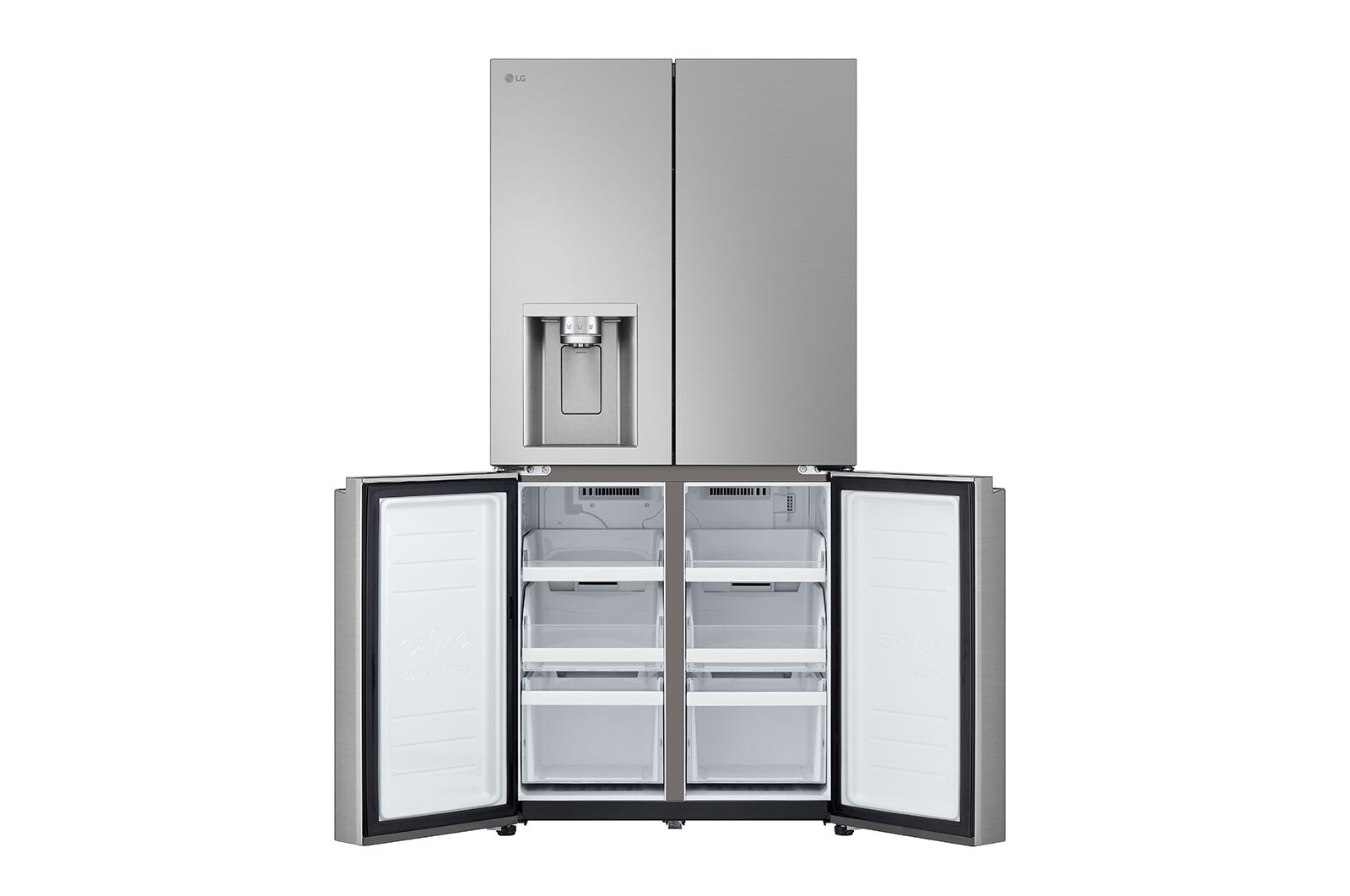 LG Réfrigérateur multi-porte, technologie DoorCooling+™ et ThinQ™, capacité 508L, GML861PYPE