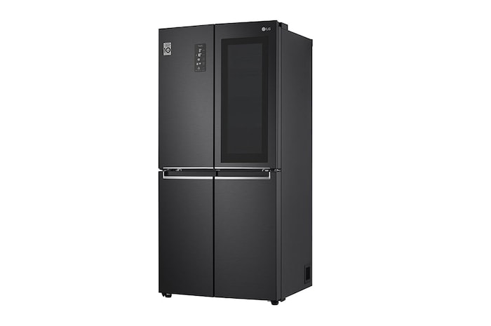 LG Multi-Door avec InstaView Door-in-Door ® | Capacité de 530 litres | Classe d'efficacité énergétique E | Matte Black Steel | GMQ844MC5E, GMQ844MC5E