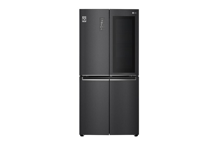 LG Multi-Door avec InstaView Door-in-Door ® | Capacité de 530 litres | Classe d'efficacité énergétique E | Matte Black Steel | GMQ844MC5E, GMQ844MC5E