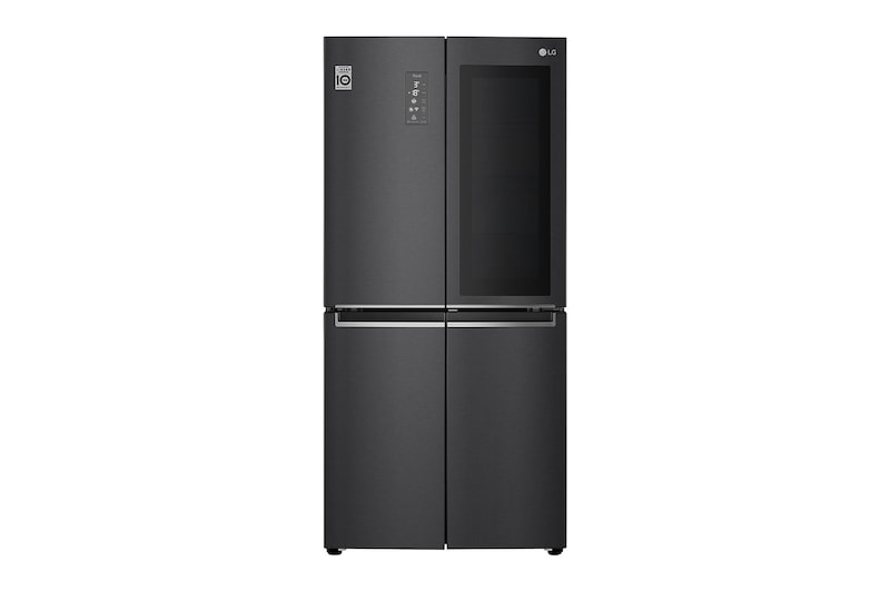 LG Multi-Door avec InstaView Door-in-Door ® | Capacité de 530 litres | Classe d'efficacité énergétique E | Matte Black Steel | GMQ844MC5E, GMQ844MC5E