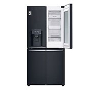LG Multi-portes avec InstaView Door-in-Door™ | capacité de 423 litres | classe d'efficacité énergétique F, GMX844MCKV