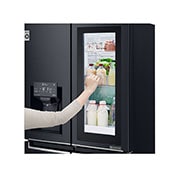 LG Multi-portes avec InstaView Door-in-Door™ | capacité de 423 litres | classe d'efficacité énergétique F, GMX844MCKV