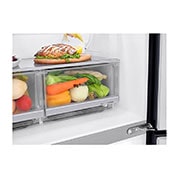 LG Multi-portes avec InstaView Door-in-Door™ | capacité de 423 litres | classe d'efficacité énergétique F, GMX844MCKV