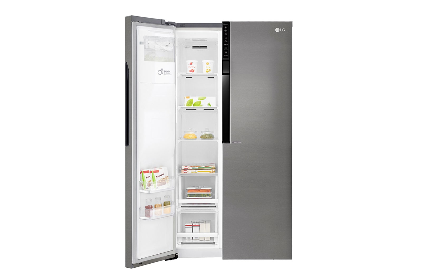 LG F Réfrigérateur Américain d'une capacité de 613 litres, GSB360BASZ