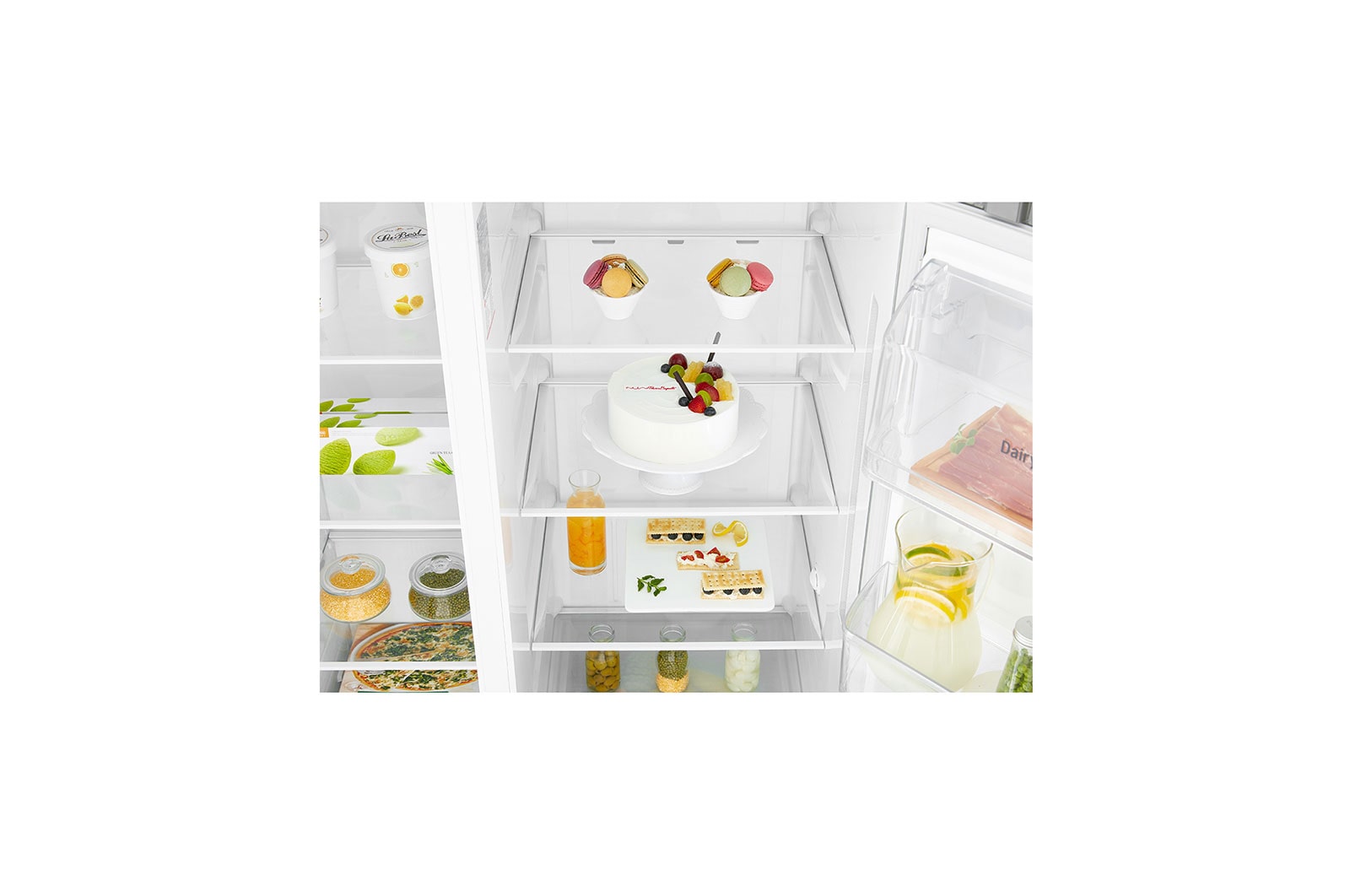 LG F Réfrigérateur Américain d'une capacité de 613 litres, GSB360BASZ