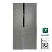 Vue avant de F Réfrigérateur Américain d&#39;une capacité de 613 litres GSB360BASZ