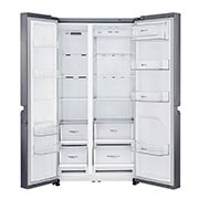 LG Réfrigérateur Américain avec Total No Frost et d'une capacité de 626L, GSB470BASZ
