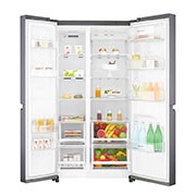 LG Réfrigérateur Américain avec Total No Frost et d'une capacité de 626L, GSB470BASZ