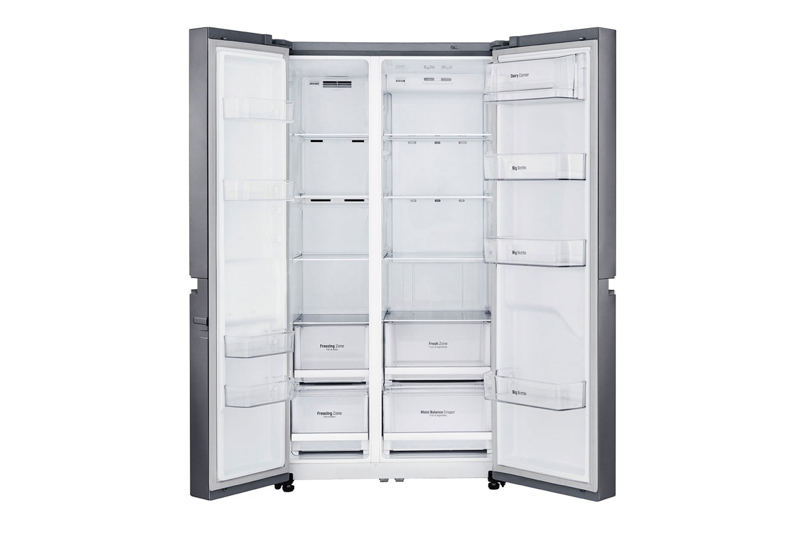 LG Réfrigérateur Américain avec Total No Frost et d'une capacité de 626L, GSB470BASZ
