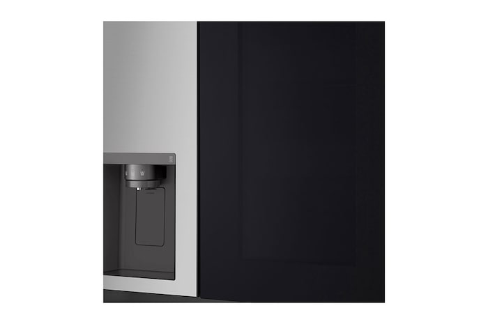 LG Side-by-Side avec InstaView® | Distributeur de glace, glace pilée et eau | Capacité 635 litres | EEK E | Réservoir d'eau interne | GSGV81PYLL, GSGV81PYLL