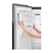 LG Réfrigérateur Américain | 591L | Compresseur linéaire | Total No Frost | Eau'tonome | Moist Balance Crisper | Door in Door® | F, GSJ361DIDV